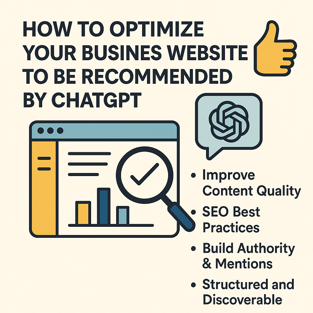 How to optimize your business website to be recommended by ChatGPT